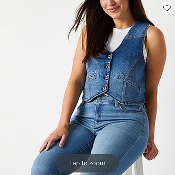 a.n.a Denim Womens Vest Size L - Picture 3 of 11